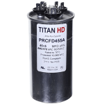 Titan HD Round Dual Capacitor, 45+5MFD, 440/370V