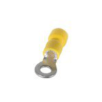 Terminal Ring, 12-10W, #8 Stud, 100 Pk