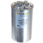 Round Single Run Capacitor, 35/5 MFD, 370/440 V