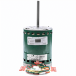 EM Blower Motor, 1/2 hp, 1075 rpm, 5-Speed, CCW/CW, 208-230V