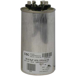 Round Dual Run Capacitor, 45/5 MFD, 440V
