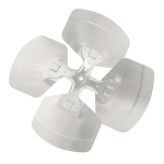 Fan Blade, 18", CW, 4-26, 1/2" Bore