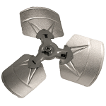 Fan Blade, 22", CW, 3-24, 1/2" Bore