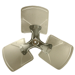 Fan Blade, 24", CW, 3-24, 1/2" Bore