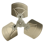 Fan Blade, 22", CW, 3-28, 1/2" Bore