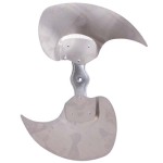 Fan Blade, 22", CW, 2-25, 1/2" Bore