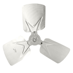 Fan Blade, 19.5", 3 Blade, 120 deg Angle