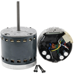 ECM Blower Motor, Programmed, 3/4 hp, 230V