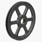 Sheave, Fixed, 1 Grv, Bk100H