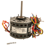Blower Motor, 1/3 hp, 1075 rpm, 3-Speed, Reversible, 115V
