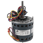 Blower Motor, 1/2 hp, 1075 rpm, 3-Speed, Reversible, 115V