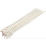 Wire Ties, Nylon, White, 5", Pk 100