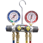 Titan A2L 4-Valve Manifold w/ 3-1/8" Gauges