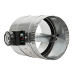 Round Zoning Damper 12" Rnd, 3 Wire, 24V Open/Close